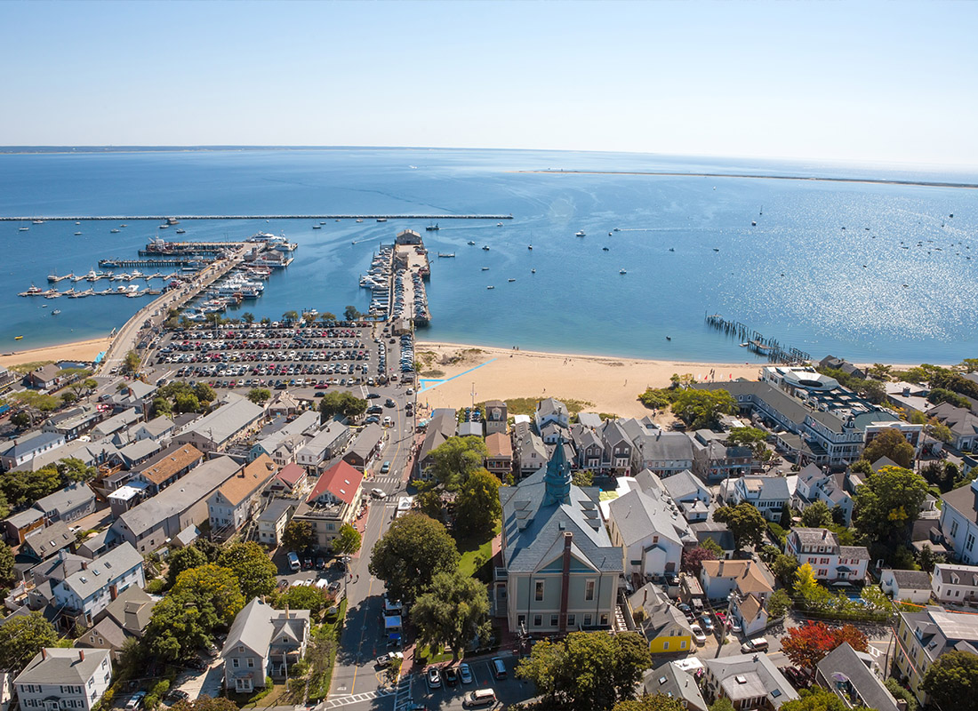 About Our Agency - Aerial View of Cape Cod Seashore, Viewed From Pilgrim Monument, Massachusetts